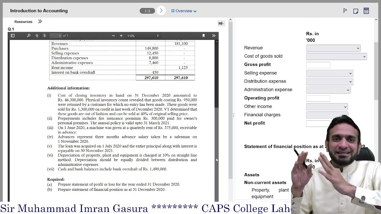 PRC ITA Financial Statement  ICAP Solution 1