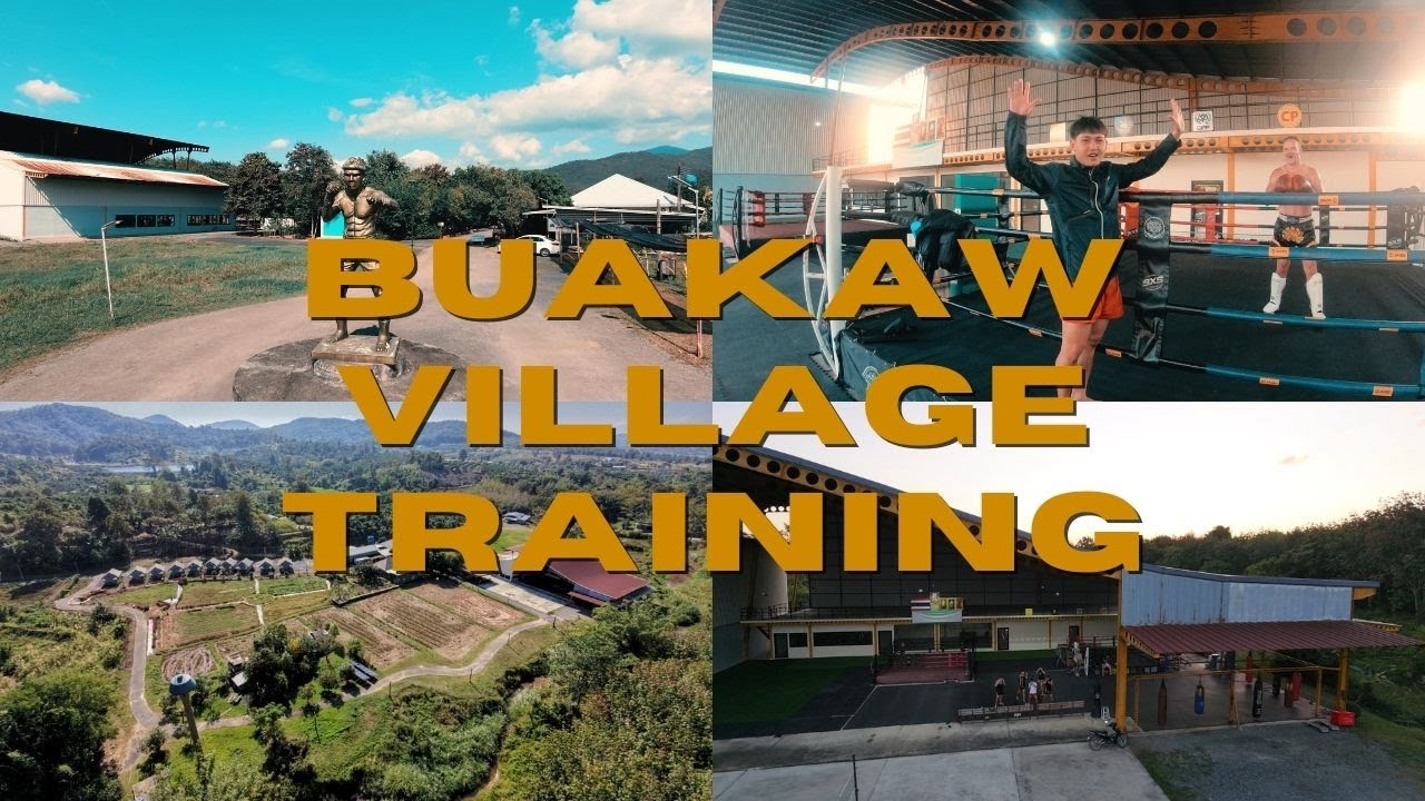 Training at Buakaw Village in Chiang Mai - drone shots