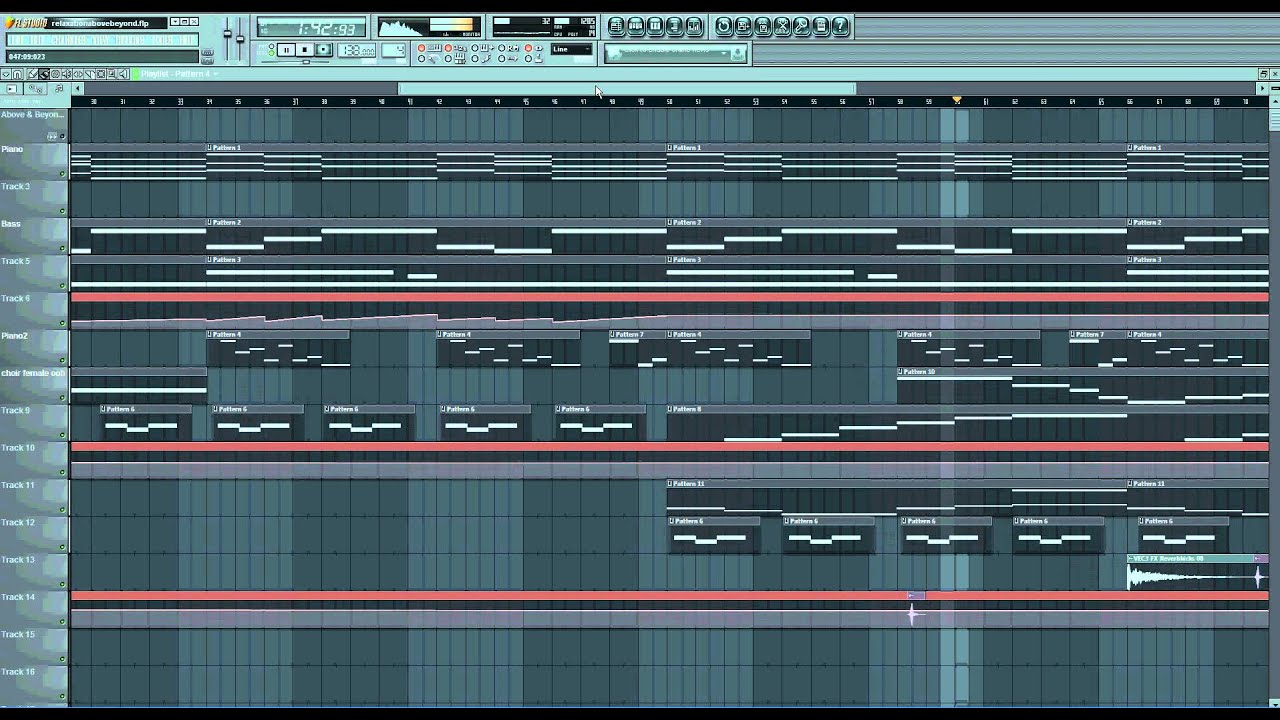 FL Studio 10 - Above & Beyond - Eternal [Remake]  (FLP DOWNOAD) - Ambient/Relaxation Track