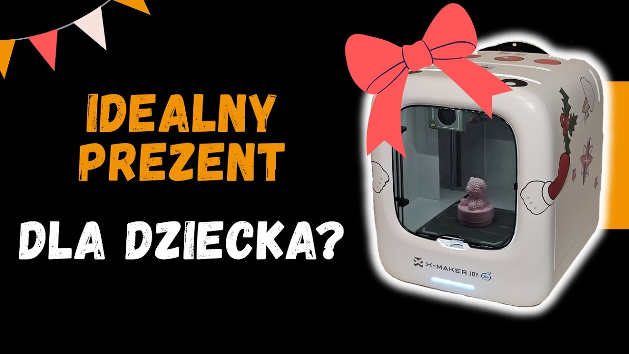 AOSEED X-MAKER JOY AI+ V4.0 🎁 Czy ta drukarka 3D to dobry prezent dla dziecka?