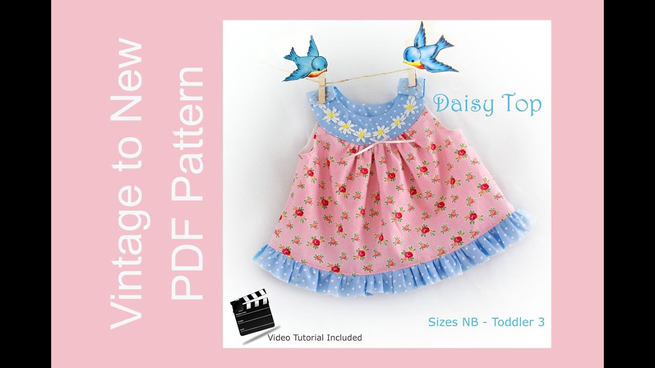 Daisy Top - Circle Front and Back Yoke Top Pattern Tutorial
