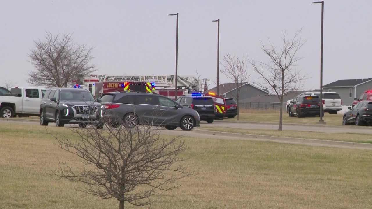 Emergency crews respond to serious crash involving pedestrians at Ankeny school Tuesday afternoon