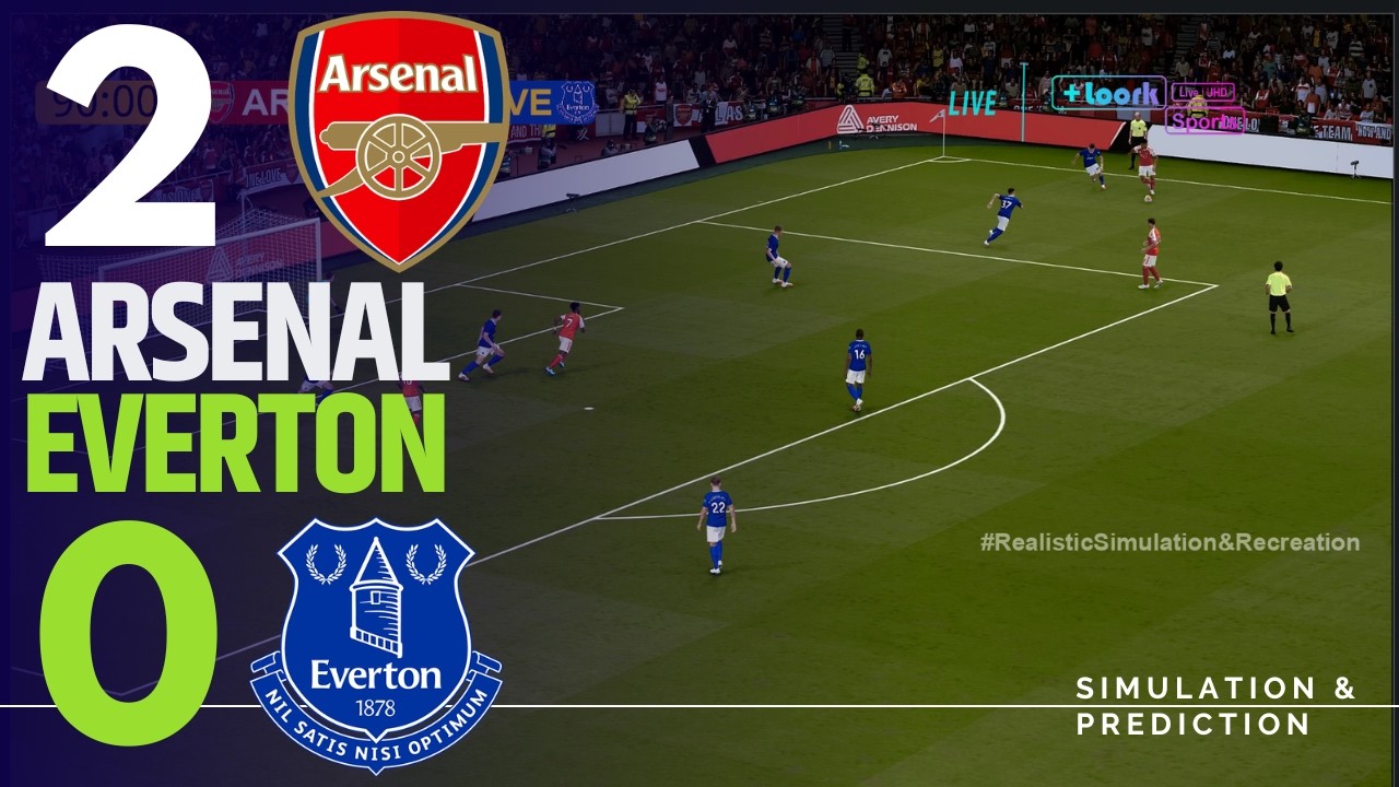 Arsenal vs. Everton LIVE | Premier League 25/26 | Full Match Simulation/Prediction
