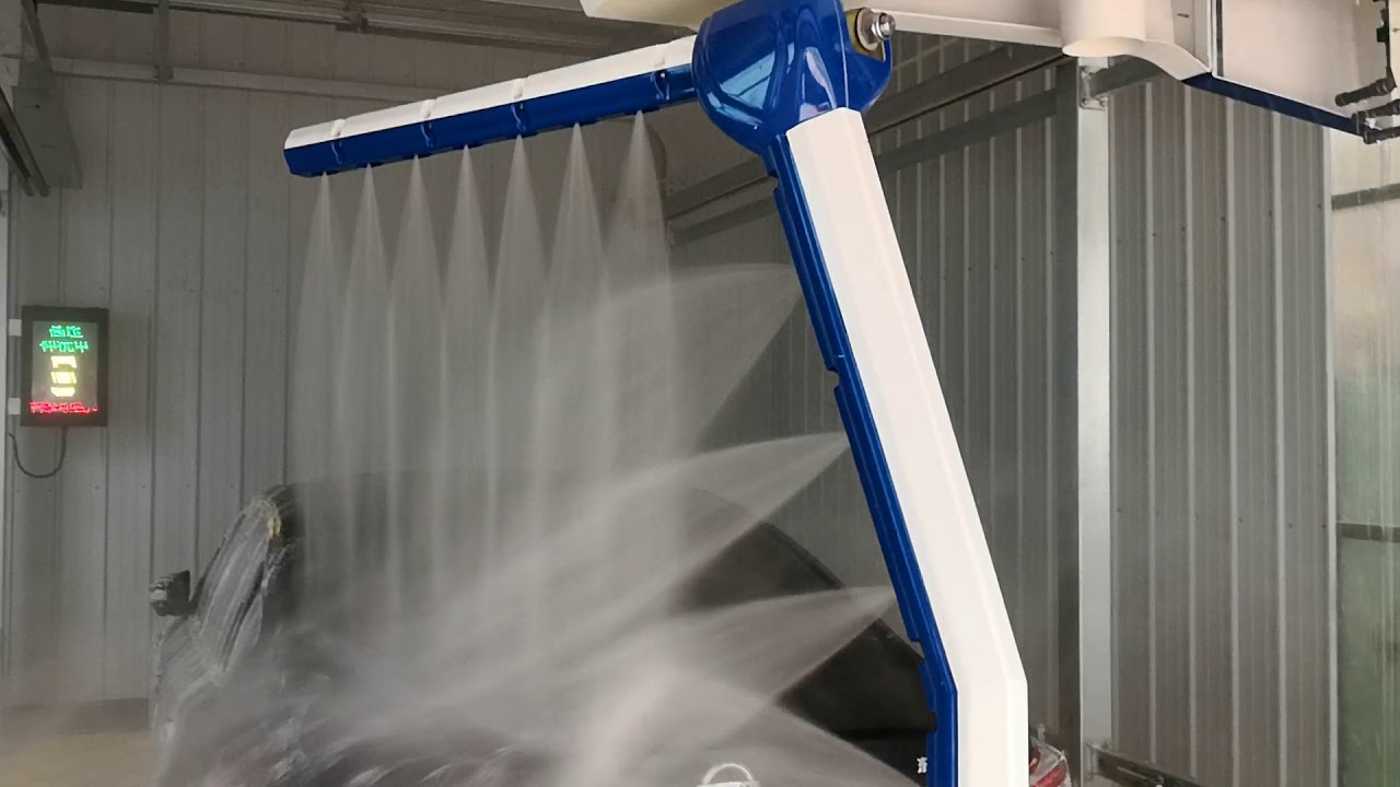 Touch free Single arm 360 touchless car wash machine made by Risense China