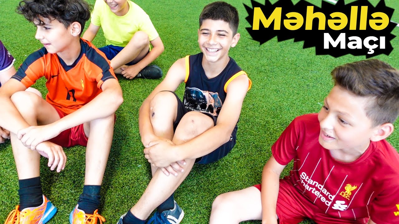 Oğullarımla Məhəllə Maçı ⚽ Əyləncəli Futbol Kapışması!