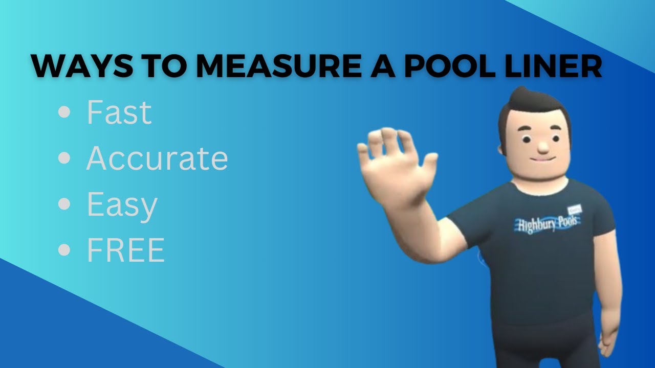 How to measure an inground pool liner
