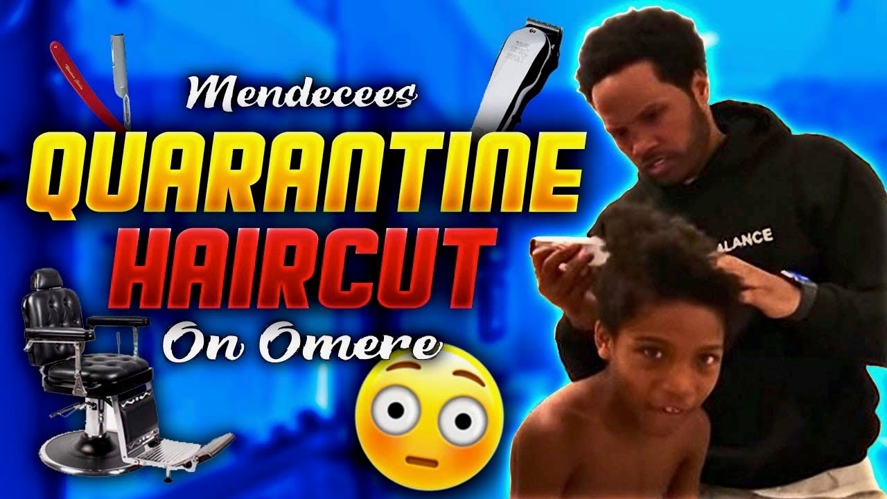 Mendecees gives Omere a Quarantine haircut