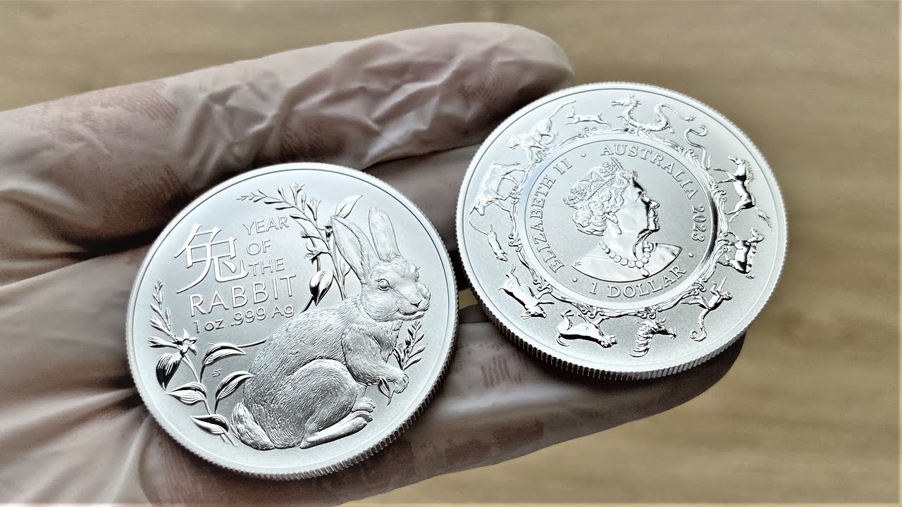 2023 The Royal Australian Mint Lunar Series II Lunar Year of the Rabbit 1oz Silver Investment Coin