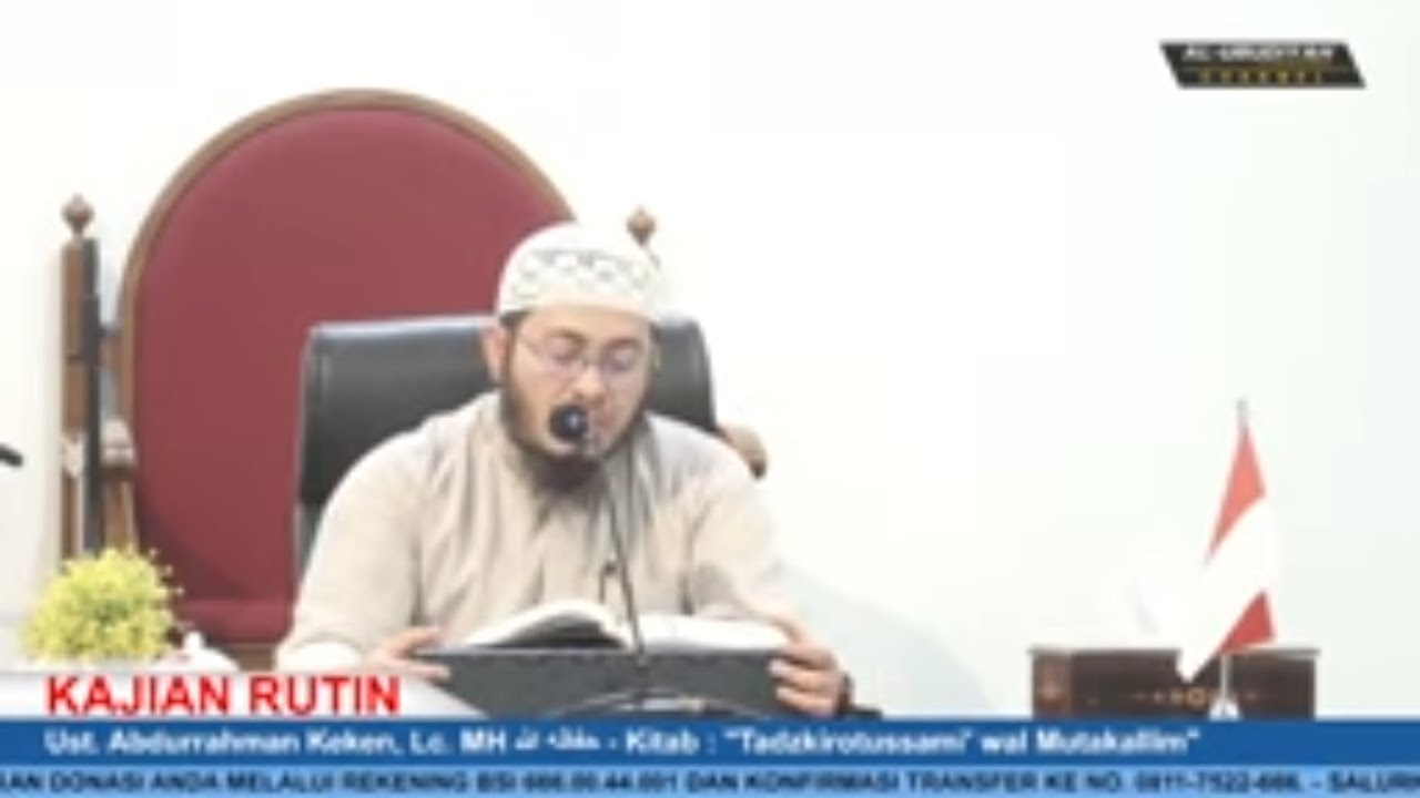 🔴(LIVE) Ust. Abdurrahman Keken, Lc. MH حفظه الله - Kitab : 