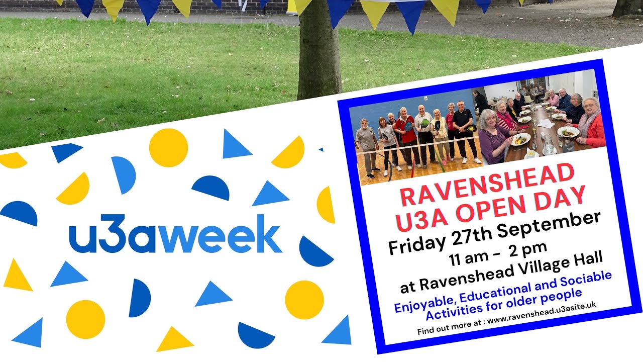 Ravenshead u3a Open Day - 27th September 2024
