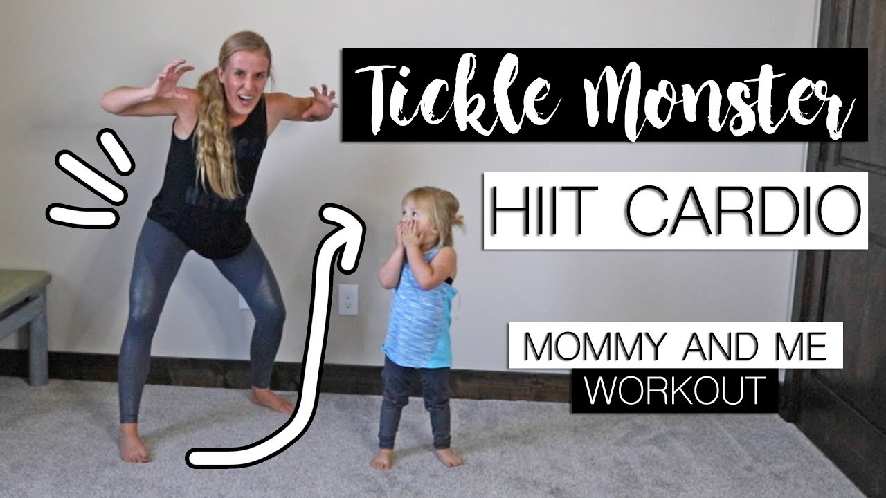 TICKLE MONSTER HIIT CARDIO WORKOUT FOR MOMS | Jordan Cornwell