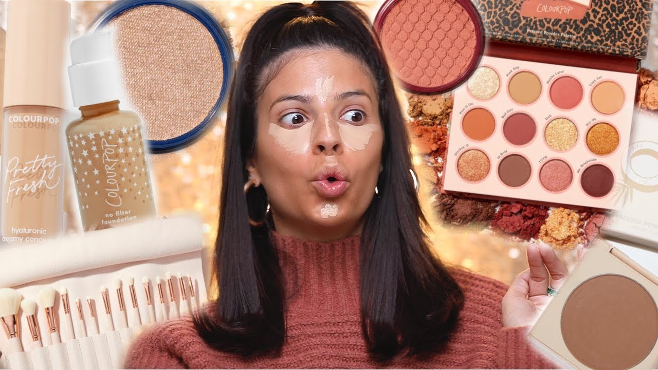I USED A FULL FACE FACE OF MY COLOURPOP HOLY GRAIL MAKEUP