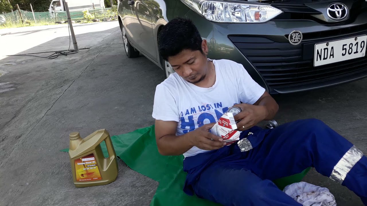 Toyota Vios,How to change Engine Oil