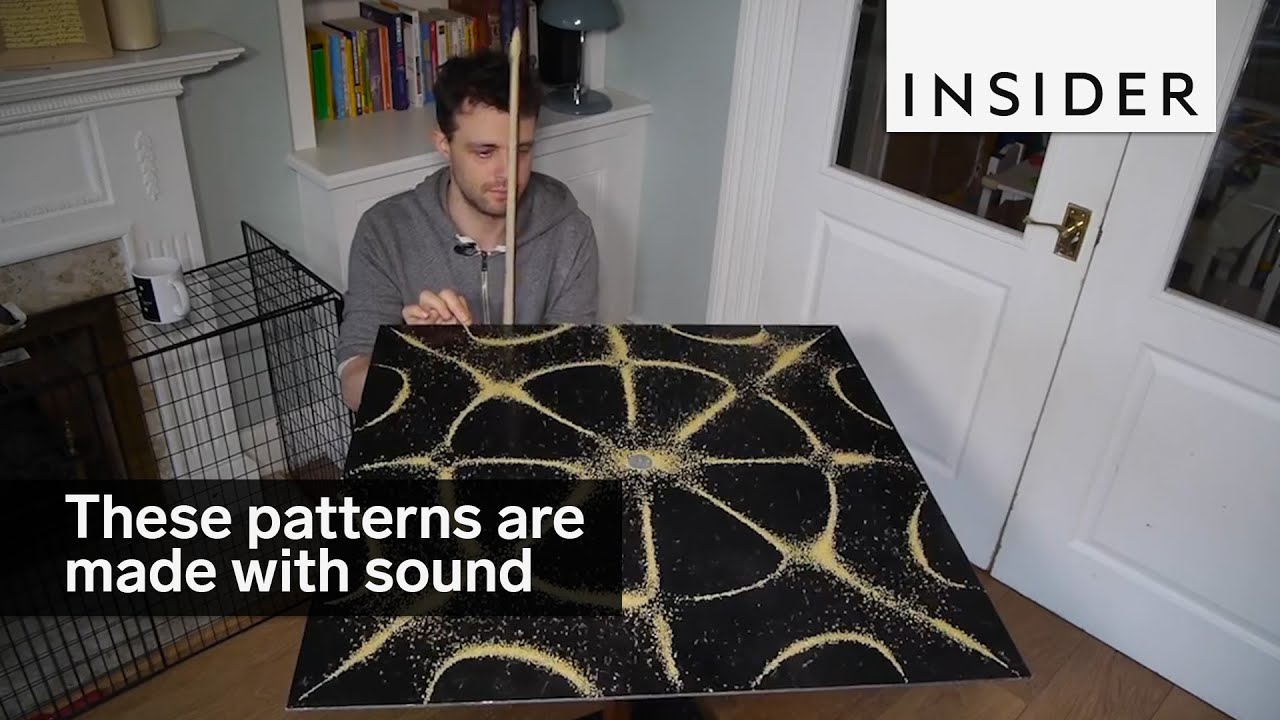 Intricate Patterns Created With Sound
