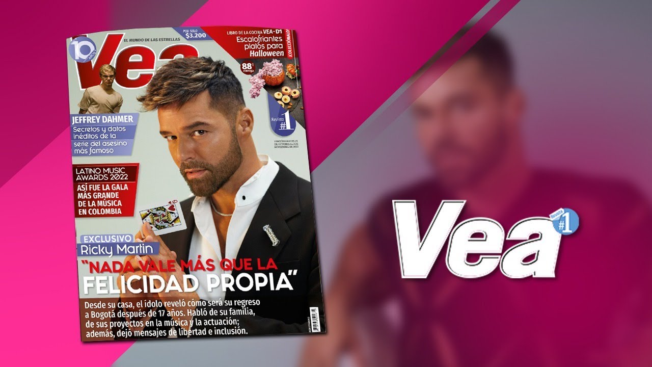 Exclusiva: Ricky Martin se confiesa en nuestra m&aacute;s reciente edici&oacute;n impresa | Revista Vea