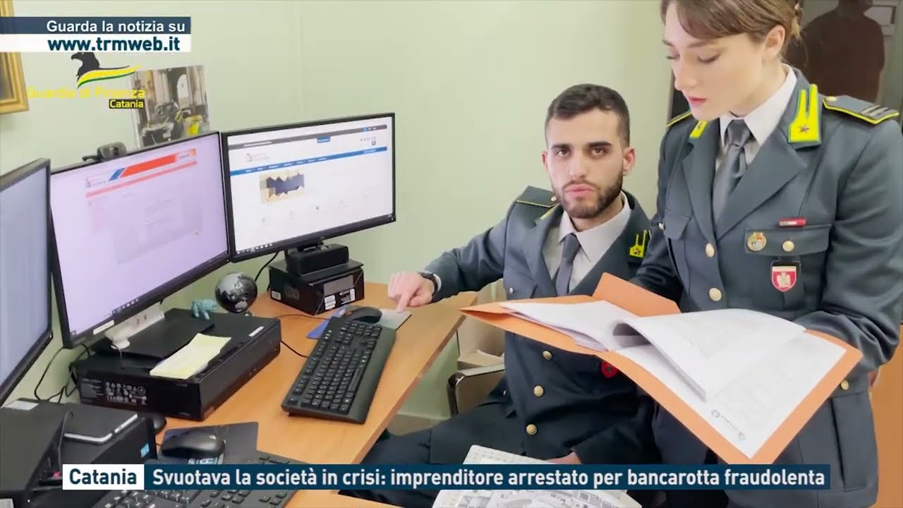 Catania - Svuotata la societ&agrave; in crisi: imprenditore arrestato per bancarotta fraudolenta