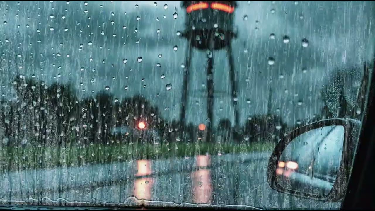 Rain Sounds For Sleeping – 99% Instantly Fall Asleep to Heavy Rain on Window at Night
