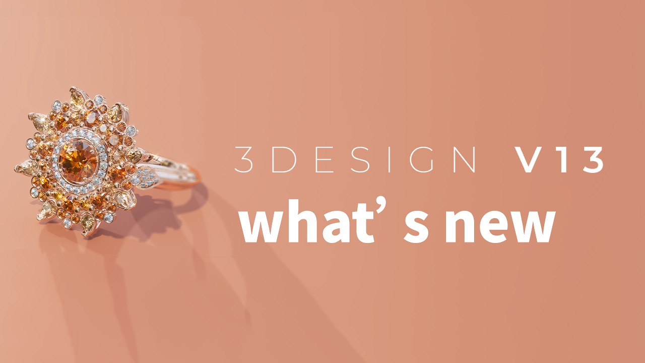 【 3DESIGN V13】新發布！複雜鋪排款式變化，直觀功能，設計效率直接翻倍 ! #2026  #3design #3d #jewelrycad