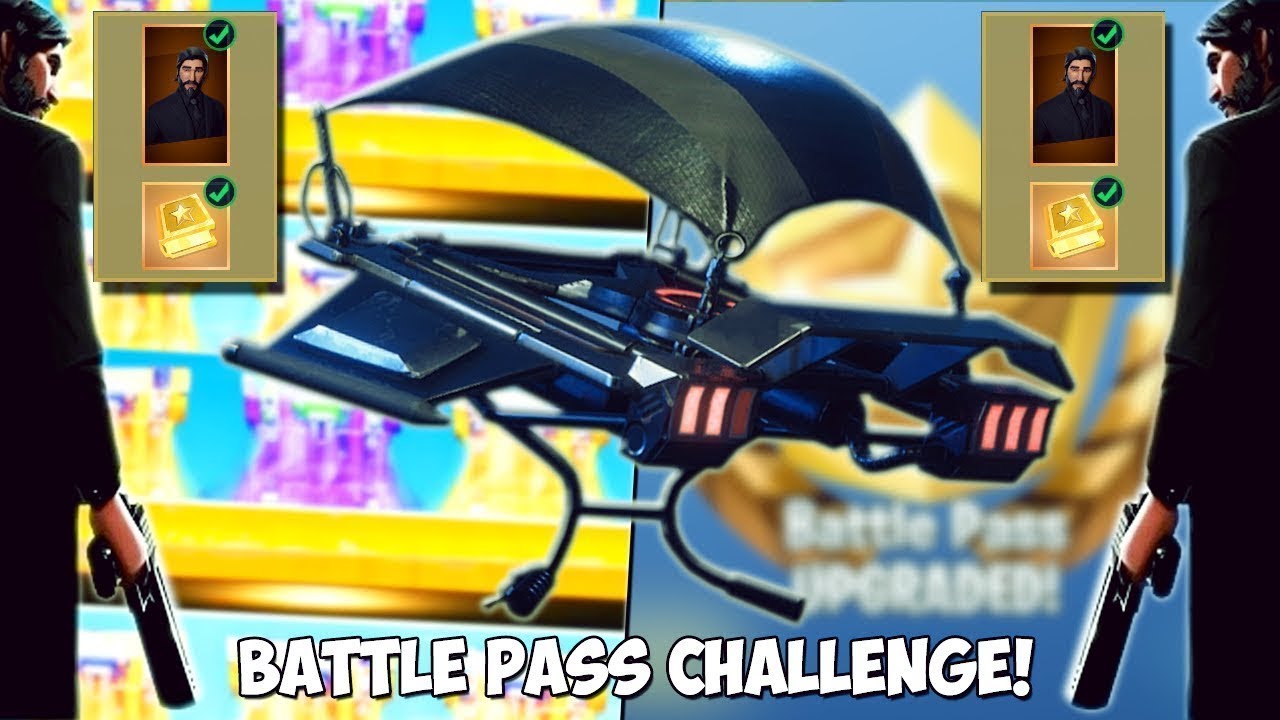 Fortnite Battle Pass Tier 100 Challange : Funny Pickaxe Elimination / Octane Glider