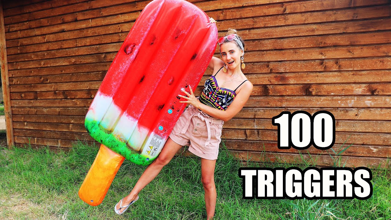 ASMR 100 TRIGGERS in 10 minutes on the BEACH Sea | АСМР 100 ТРИГГЕРОВ за 10 минут на МОРЕ