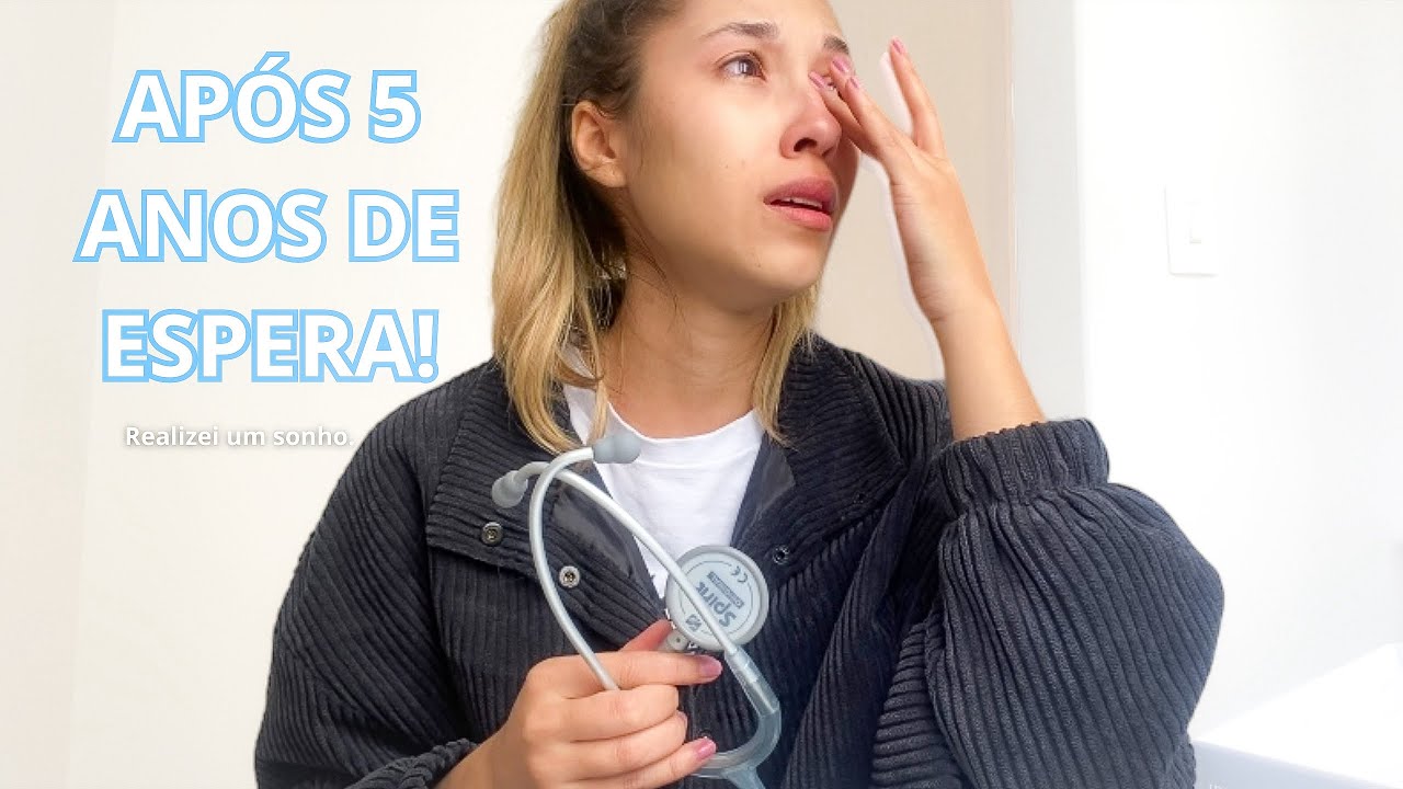 REALIZEI UM SONHO | Meu primeiro estetoscópio - ENF 👩🏼‍⚕️🥹