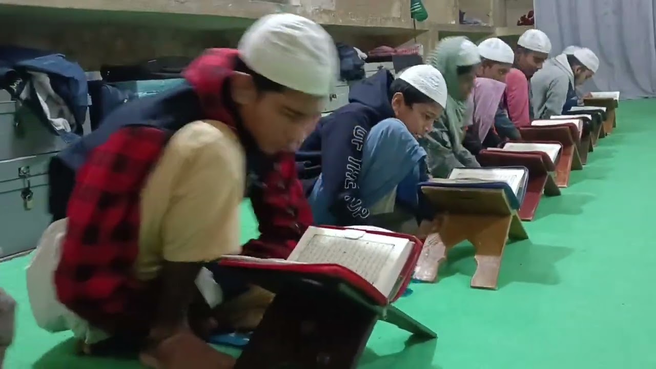 কোন এক সময় জামিয়ার হেফজ বিভাগের ক্লাস টাইমে 