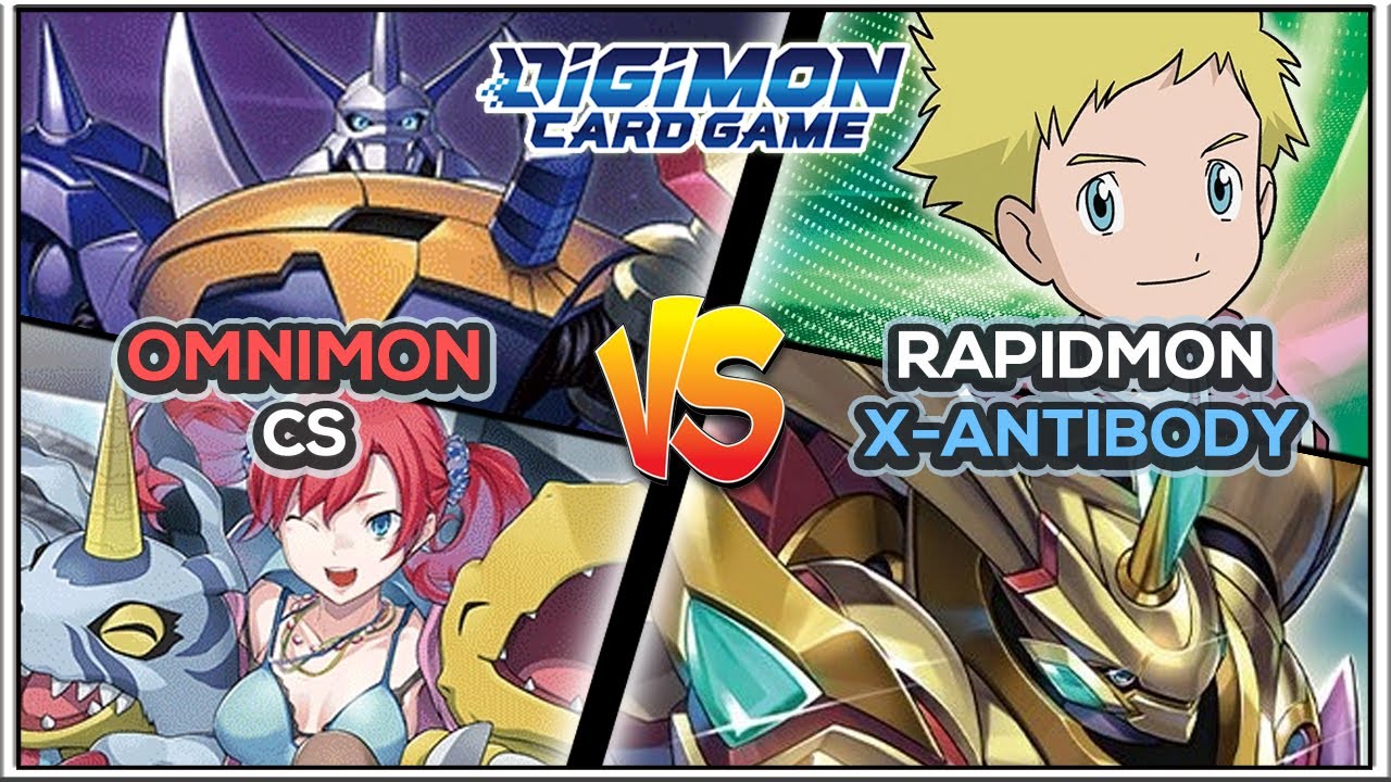 Omnimon CS vs Rapidmon X &bull; BT22 Gameplay | DCGO | Digimon TCG
