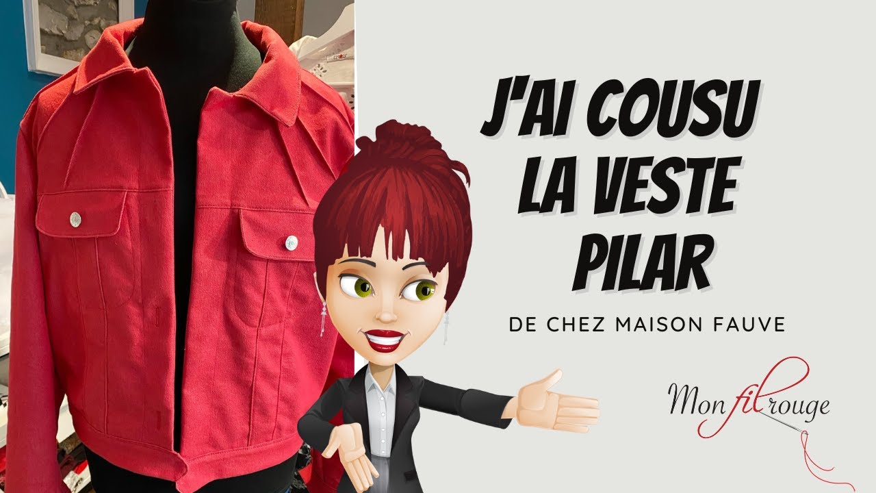 J'ai cousu la veste Pilar de chez Maison Fauve