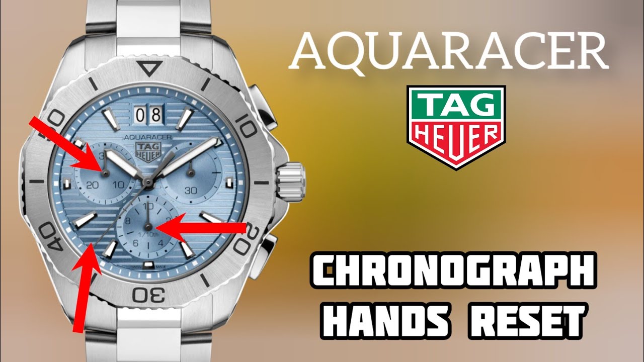 Reset Chronograph Hands For TAG HEUER Aquaracer CBP1112 Watches