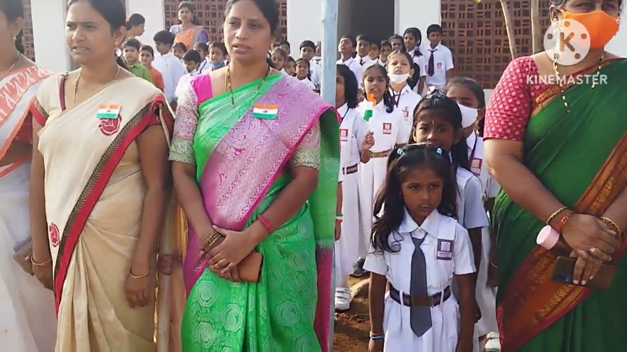 Harvest spring leaf school (Karunagiri) Republic day celebrations