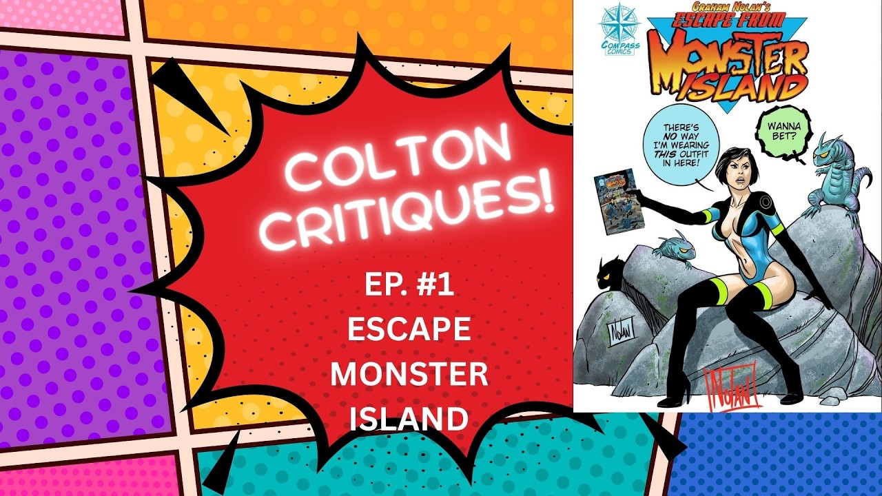 2 minutes, 2 late comic book review! Graham Nolan's Escape from Monster Island & peek at Chenoo 77.