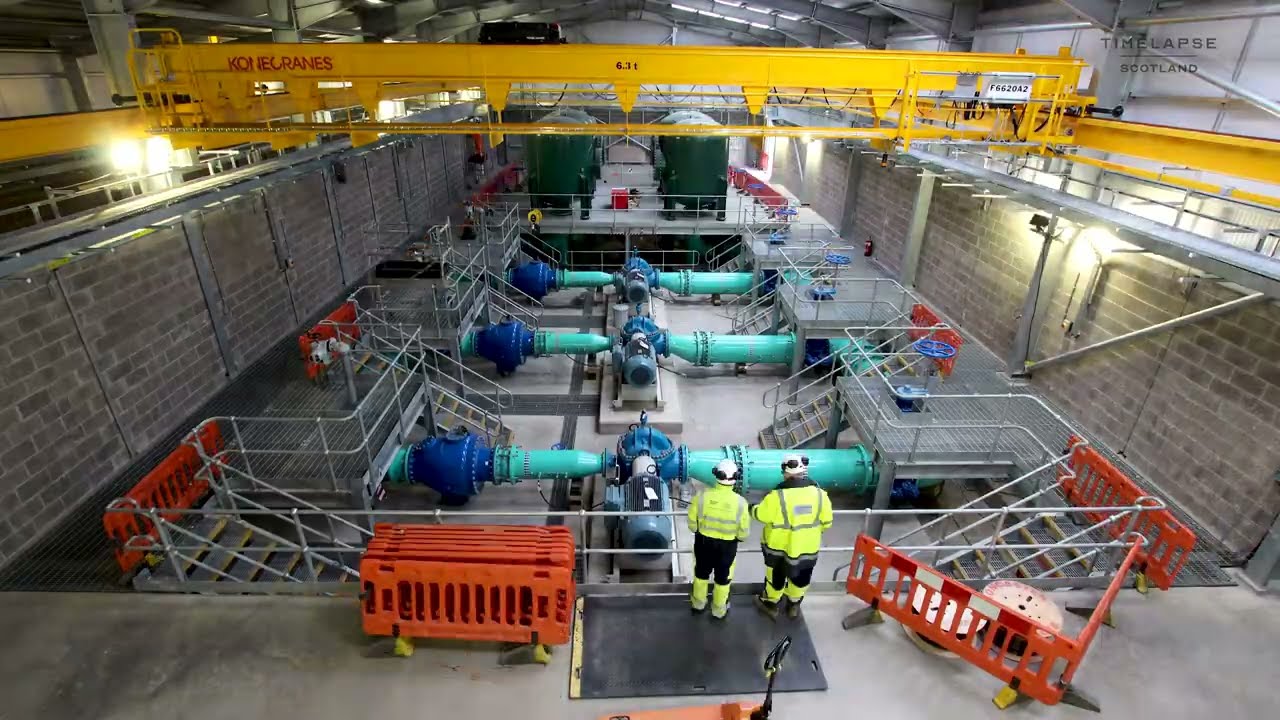 Caledonia Water Alliance C1A Ibrox Pumping Station Film // Time Lapse Scotland