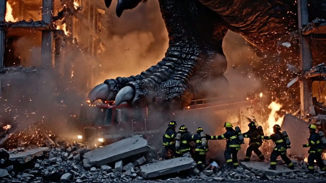 Giant Monster City Rampage | Epic Prehistoric Planet Movie: Ancient Titans & Urban Survival