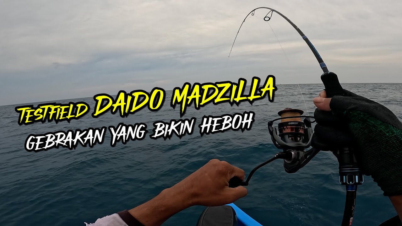 DISERANG ROMBONGAN IKAN RAME !!! TESTFIELD DAIDO MADZILLA