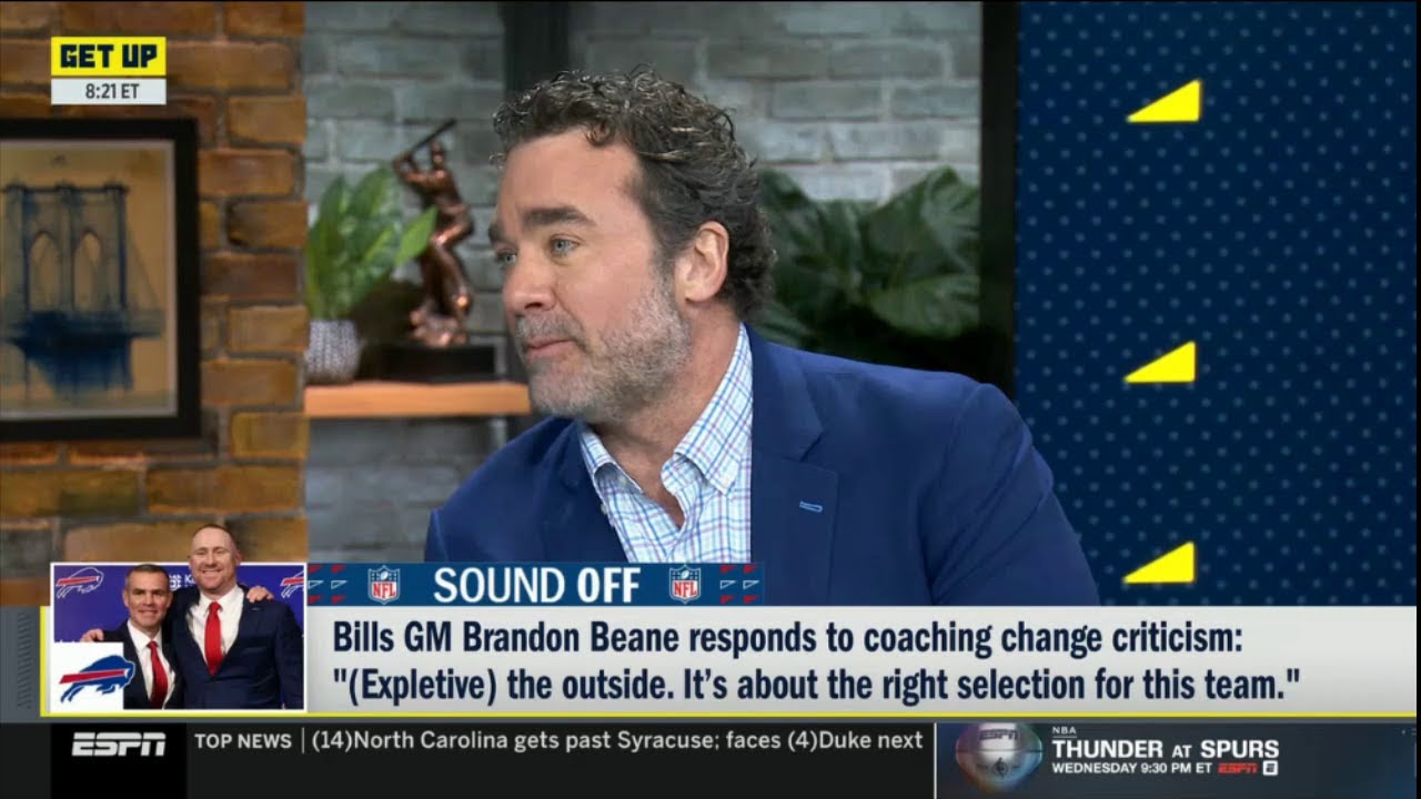 GET UP | Saturday on Brandon Beane’s Comments on Bills’ Coaching Change: “Ignore Outside Opinions”