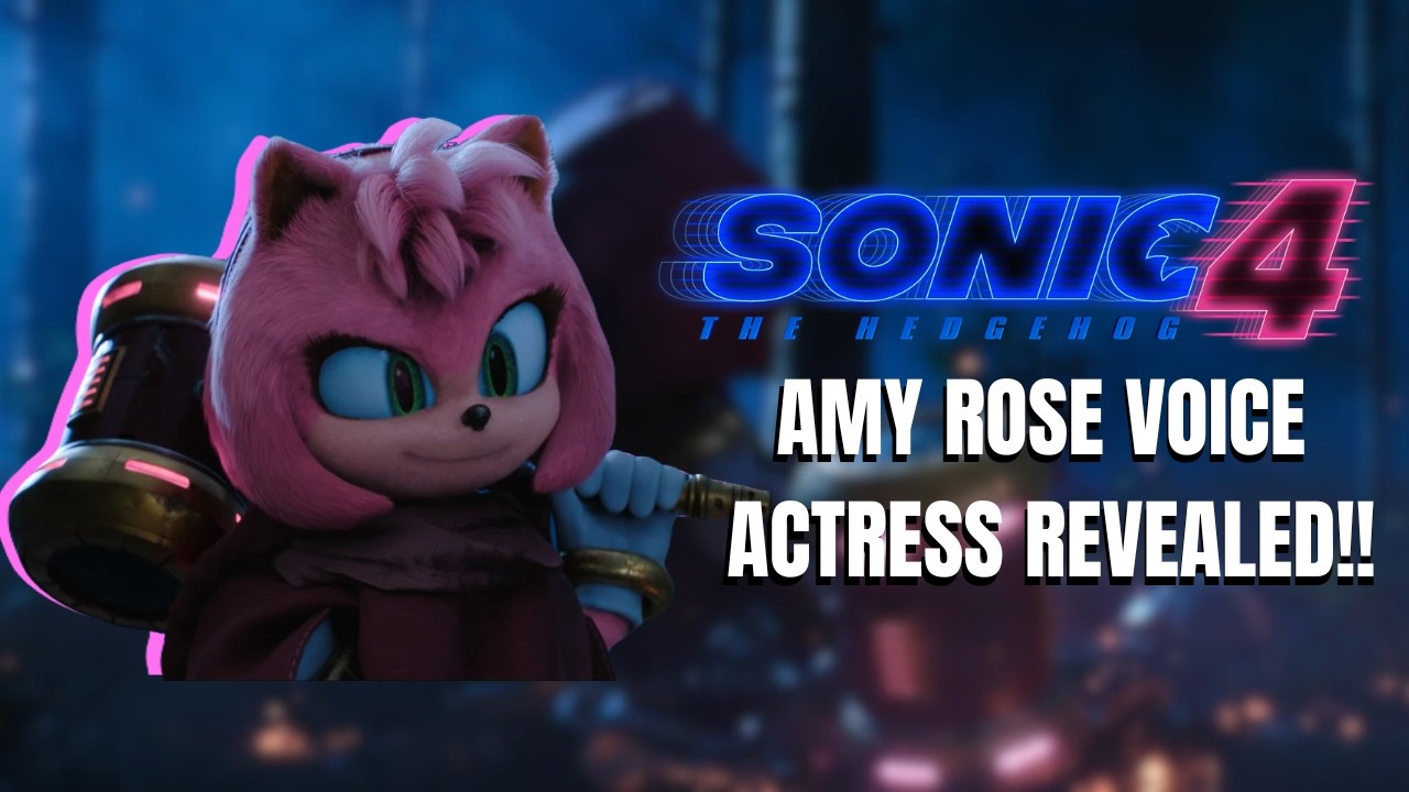 Amy Rose's Voice Actress Has Finally Been Revealed!!