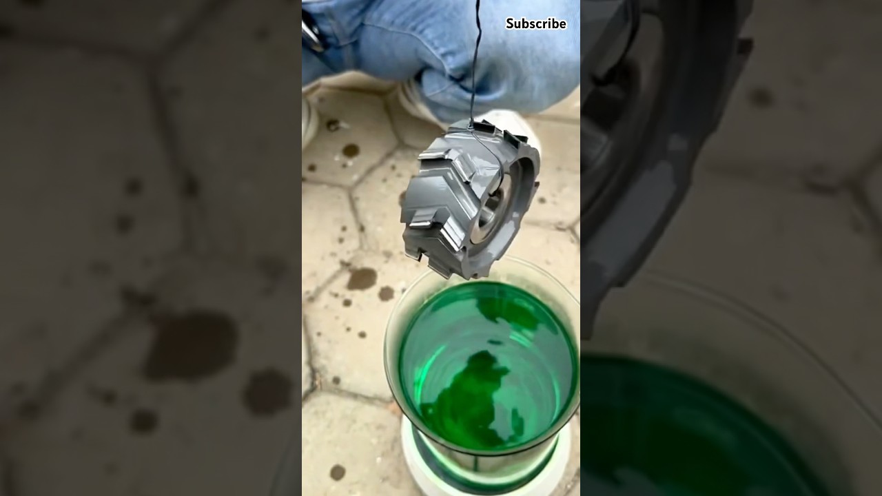 A new surface treatment process of metal parts #shorts #technology