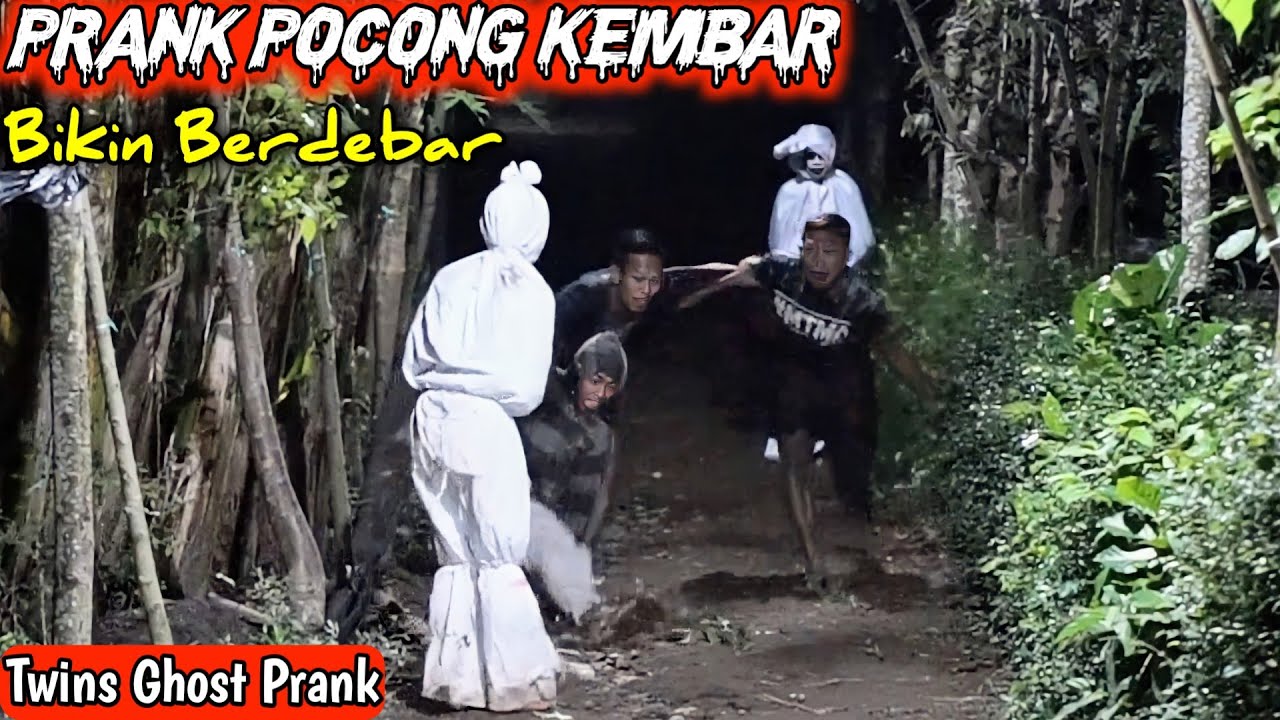 Prank Pocong Kembar || Paling Jahil Paling Ngakak || Twins Ghost Prank