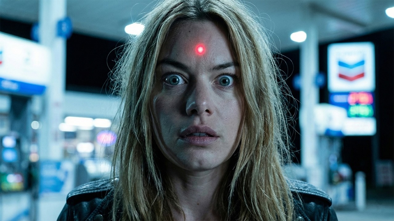 A Killer Aims a Red Dot at Her Forehead, So She Turns the Gas Station Into War
