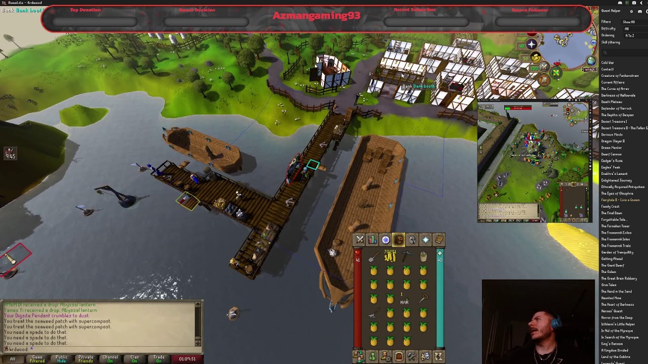 Quest time & GOTR! DAY 10! HCIM OSRS!
