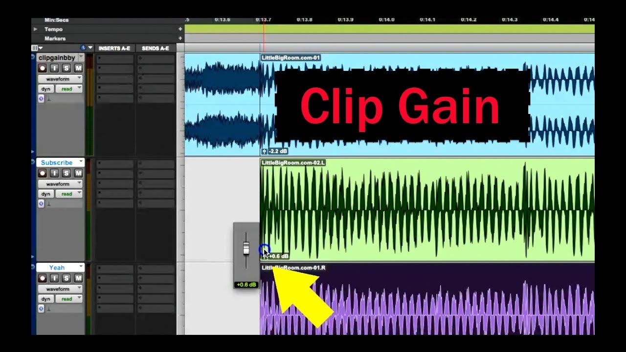Pro Tools Clip Gain - 1 Minute Mixing Madness - Ep. 136