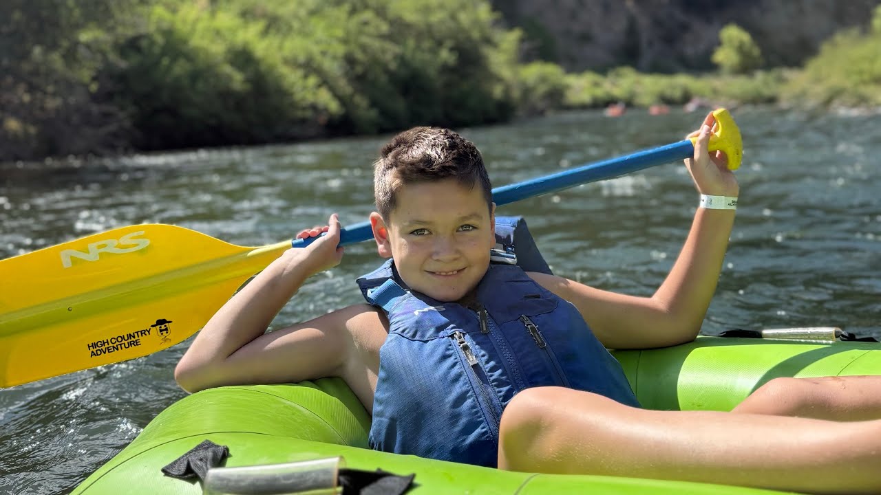Aj’s 12th Birthday on the Provo River 