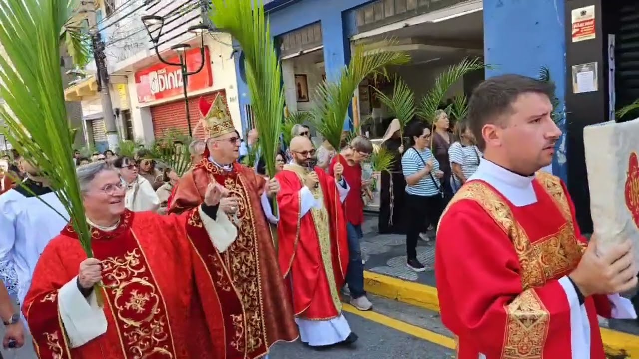 Domingo de Ramos em Mogi das Cruzes SP