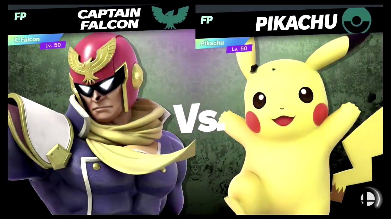 Super Smash Bros Ultimate Amiibo Fights &ndash; Request #11218 Captain Falcon vs Pikachu