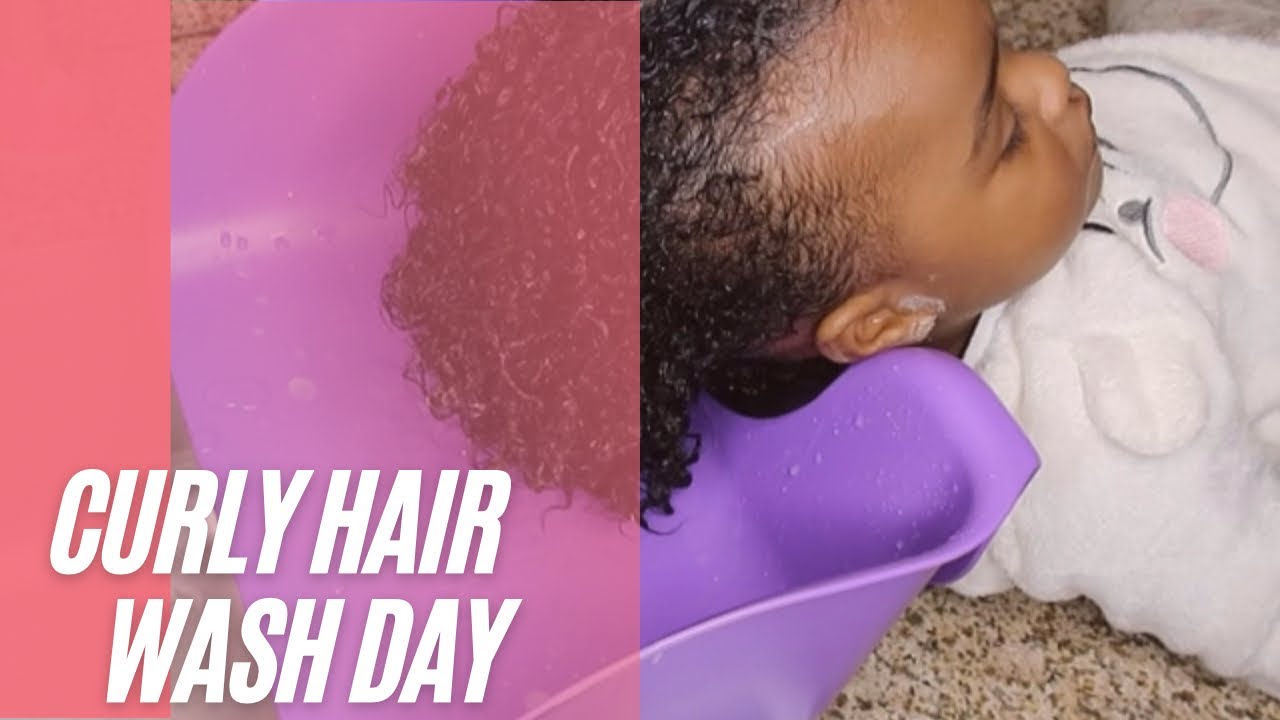 Toddler Curly Hair Wash Day | Shampoo Buddy Easy On Mama Back