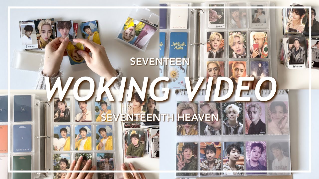 SEVENTEEN ￤ working video 🕯￤ SEVENTEENTH HEAVEN  FOLLOW トレカ整理・収納 ￤ 作業動画 ⸝⋆ 　︴ 세븐틴 포카 정리 carat vlog