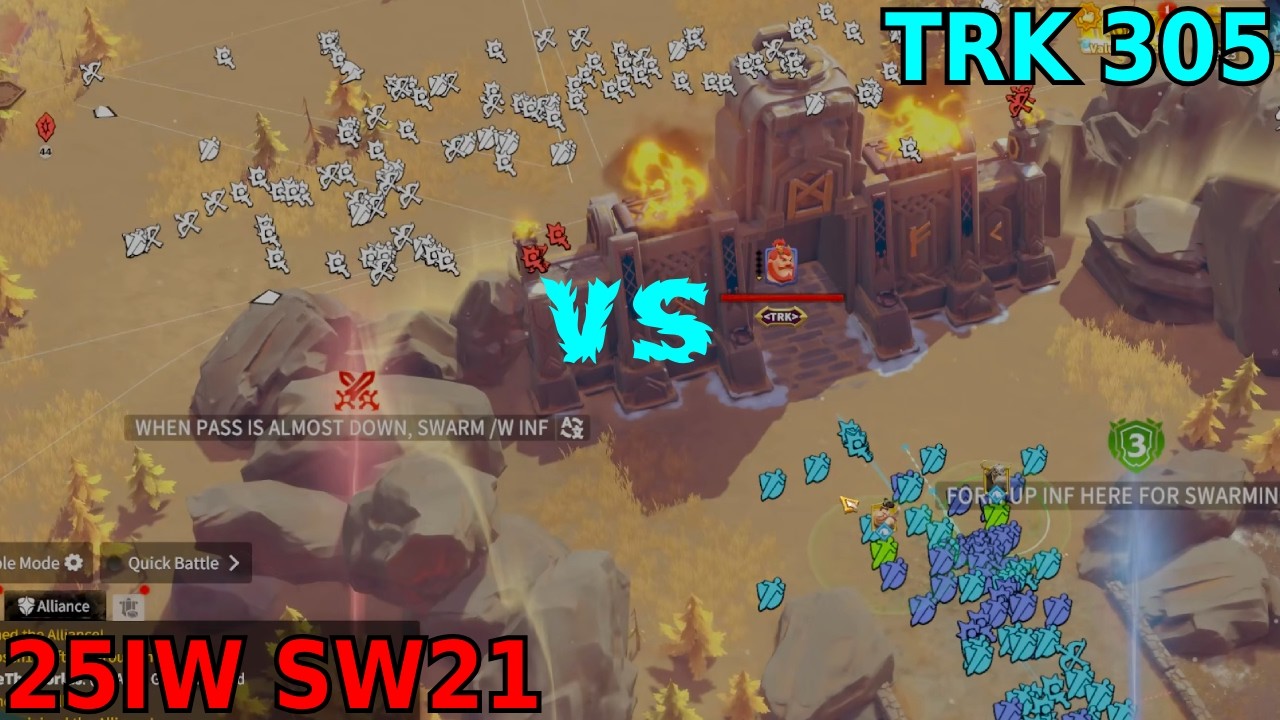 TRK/305 vs 25IW/21SW Pass 5 & 6 battle