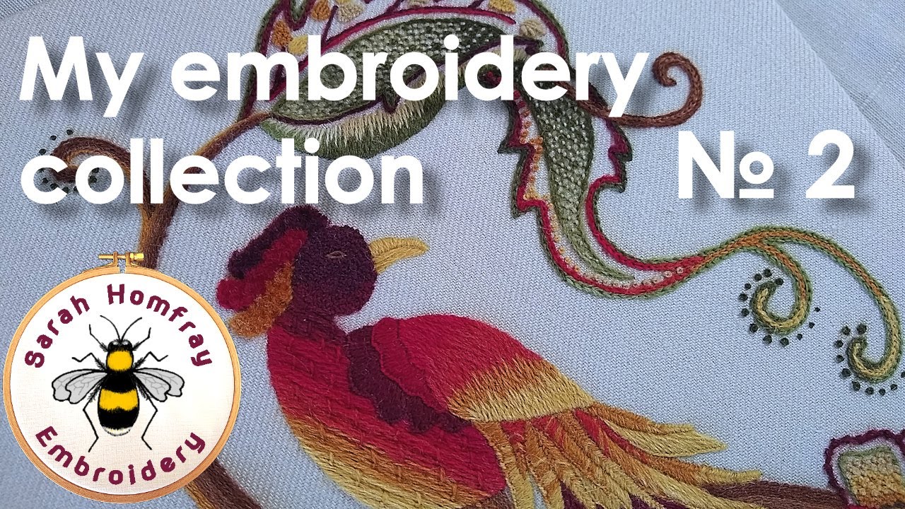 The Collection # 2 - A few pieces from my Crewelwork collection