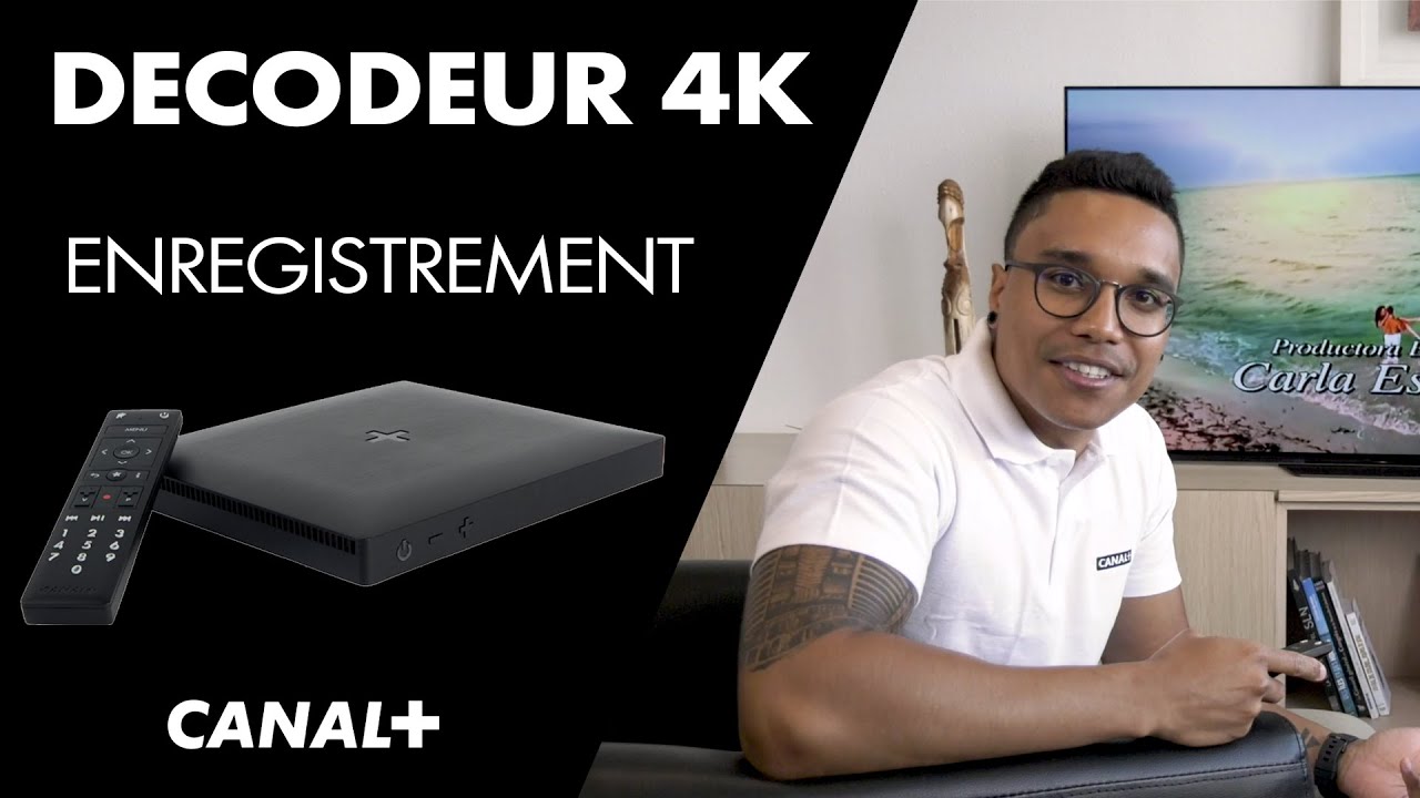 DECODEUR 4K-UHD : comment utiliser la fonction enregistrement ?