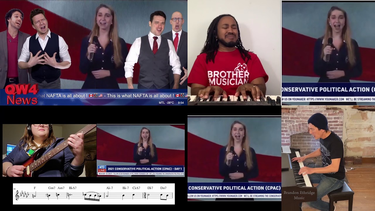 CPAC 2021 NATIONAL ANTHEM Youtube Orchestra